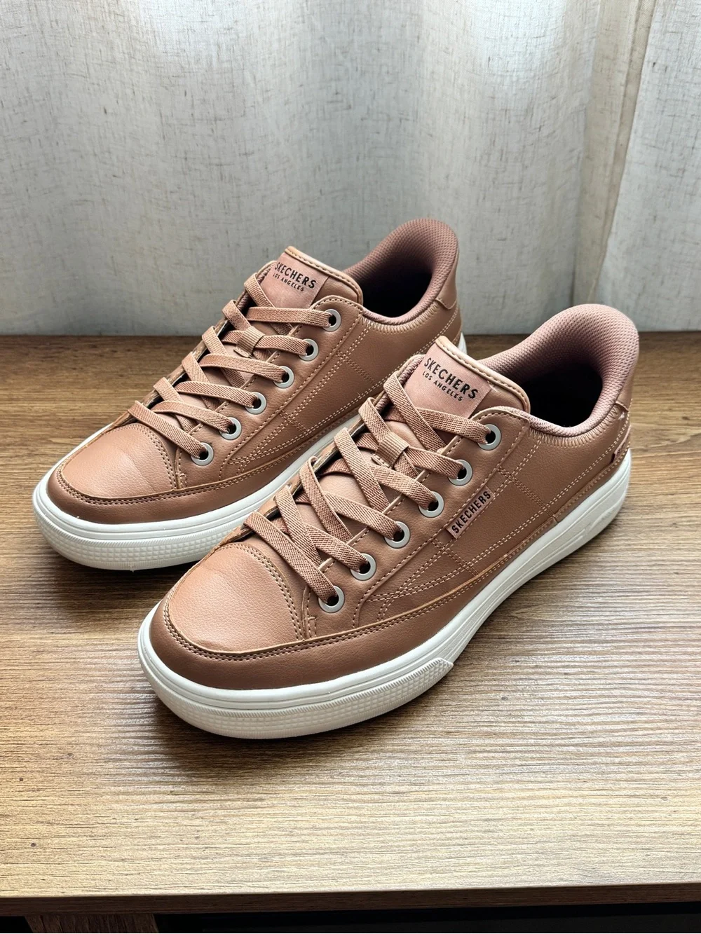 Skechers Slip-ins Arch Fit Arcade Tan Lace Up Sneakers Mens 9